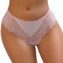 HEAT BRAZYLIANY DAMSKIE KORONKOWE STRINGI różowe L