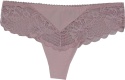 HEAT BRAZYLIANY DAMSKIE KORONKOWE STRINGI różowe L