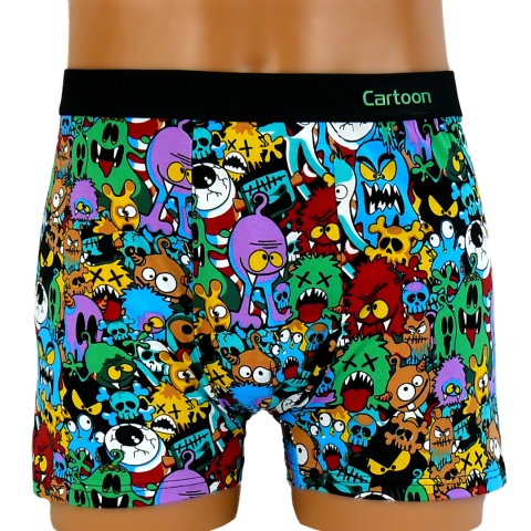 MĘSKIE BOKSERKI BAWEŁNIANE kolorowe DUŻE ROZMIARY 3XL