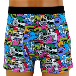 MĘSKIE BOKSERKI BAWEŁNIANE kolorowe DUŻE ROZMIARY 3XL