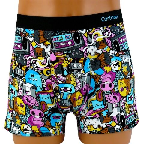 MĘSKIE BOKSERKI BAWEŁNIANE kolorowe DUŻE ROZMIARY 6XL