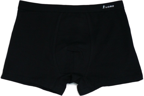 BOKSERKI MĘSKIE gładkie BAWEŁNIANE MAJTKI czarne 2XL