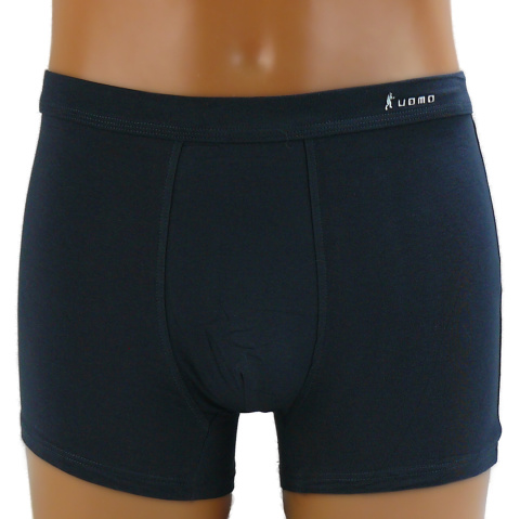 TOM.NY BOKSERKI MĘSKIE gładkie BAWEŁNIANE grafitowe 2XL