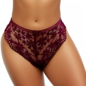 VICTORIA BRAZYLIANY DAMSKIE figi KORONKOWE S bordowe