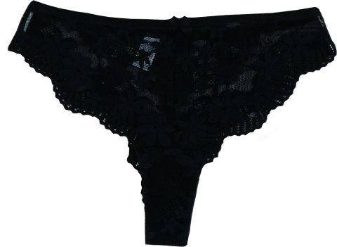 VICTORIA BRAZYLIANY DAMSKIE figi KORONKOWE S czarne