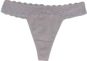 VICTORIA STRINGI DAMSKIE majtki BAWEŁNIANE Z KORONKĄ różowe XL