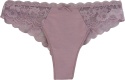 HEAT Seksi Brazyliany Damskie Majtki Stringi Koronkowe lawendowe M