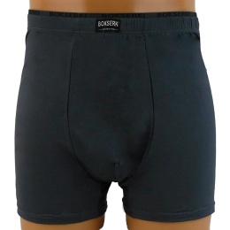 MĘSKIE BOKSERKI Majtki Bambusowe DUŻE ROZMIARY 6XL szare