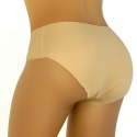 Majtki Bezszwowe Figi Laserowo Cięte Damskie Wyższy Stan białe XL