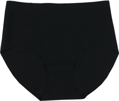 Opinające Majtki Bezszwowe Figi Laserowo CięteWyższy Stan czarne XL