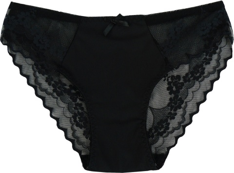 NEW WAVE Seksi Koronkowe Majtki Figi Damskie XXL czarne