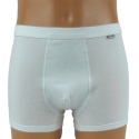 BOKSERKI MĘSKIE gładkie BAWEŁNIANE białe M