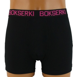 Czarne Męskie BOKSERKI Majtki Jednolite Bambusowe XL