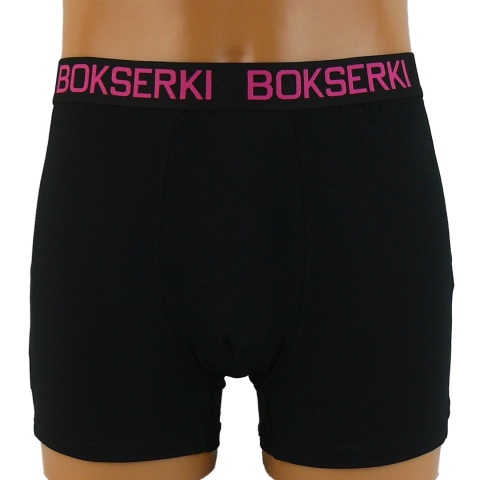 Czarne Męskie BOKSERKI Majtki Jednolite Bambusowe XL