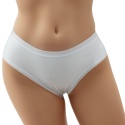 Gładkie Klasyczne Majtki Damskie Figi Młodzieżowe Bawełna białe S/M
