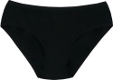 Gładkie Klasyczne Majtki Damskie Figi Młodzieżowe Bawełna czarne L/XL