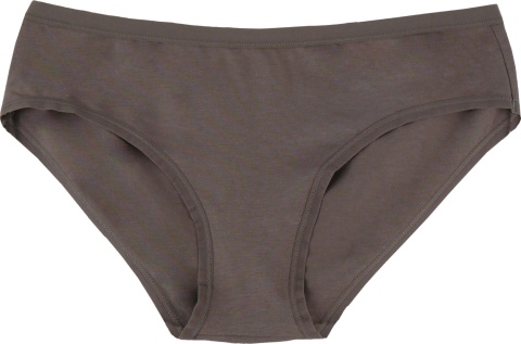Gładkie Klasyczne Majtki Damskie Figi Młodzieżowe Bawełna brązowe L/XL