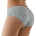 Gładkie Klasyczne Majtki Damskie Figi Młodzieżowe Bawełna szare S/M
