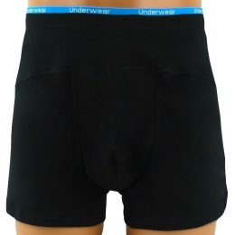 MĘSKIE BOKSERKI Majtki Bawełniane Szorty DUŻE ROZMIARY 4XL czarne