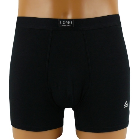 Męskie Bokserki Szorty Gładkie Majtki Bawełna Modal 2XL grafitowe