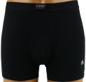 Męskie Bokserki Szorty Gładkie Majtki Bawełna Modal L czarne