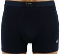 Męskie Bokserki Szorty Gładkie Majtki Bawełna Modal L granatowe
