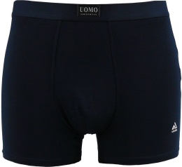 Męskie Bokserki Szorty Gładkie Majtki Bawełna Modal XL granatowe