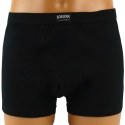 Męskie Bokserki Szorty Gładkie Majtki Bawełniane czarne 3XL