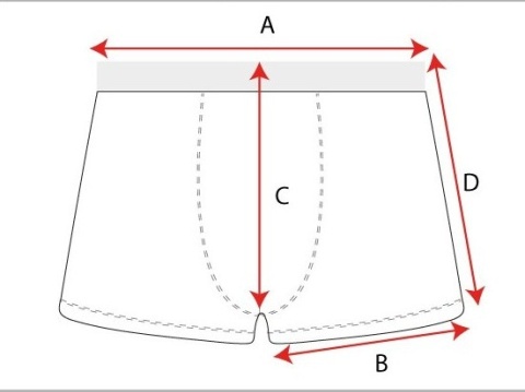 Męskie Bokserki Szorty Gładkie Majtki Bawełniane czarne 3XL