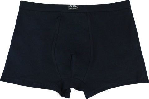 Męskie Bokserki Szorty Gładkie Majtki Bawełniane granatowe 5XL