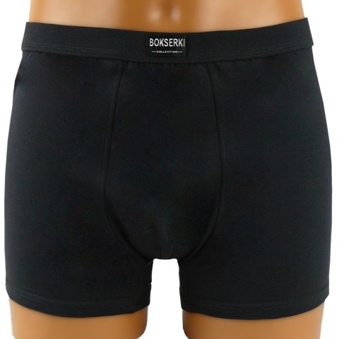 Męskie Bokserki Szorty Gładkie Majtki Bawełniane grafitowe 2XL