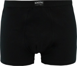 Męskie Bokserki Szorty Gładkie Majtki Bawełniane czarne 2XL