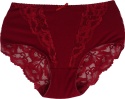 New Wave A2213 KORONKOWE FIGI DAMSKIE MAJTKI BAWEŁNIANE 3XL bordowe