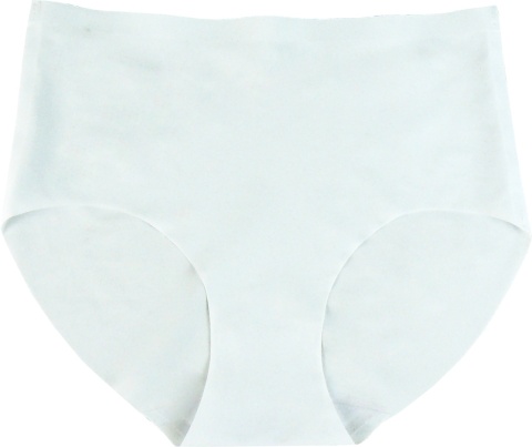 Opinające Majtki Bezszwowe Figi Laserowo CięteWyższy Stan białe XXL