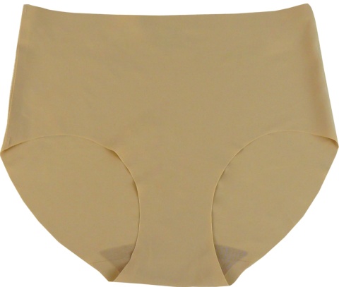 Opinające Majtki Bezszwowe Figi Laserowo CięteWyższy Stan cieliste XL