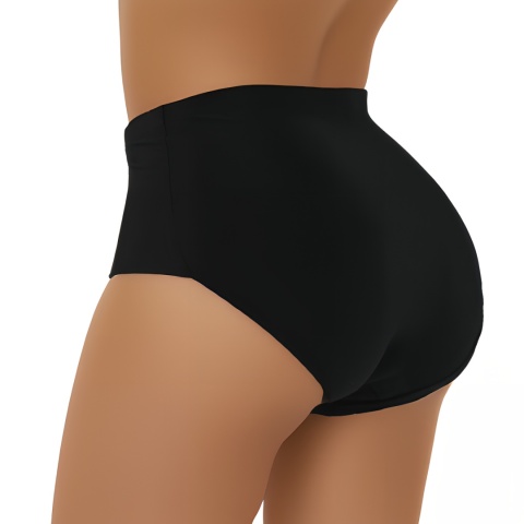 Opinające Majtki Bezszwowe Figi Laserowo CięteWyższy Stan białe 3XL