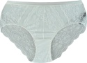 Seksi Koronkowe Damskie Majtki Figi Bawełniane 3XL ecru
