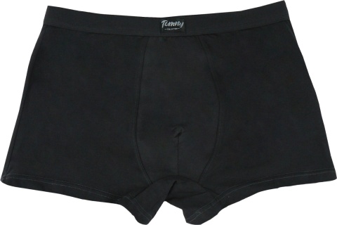 TOM.NY BOKSERKI MĘSKIE gładkie BAWEŁNIANE grafitowe 3XL