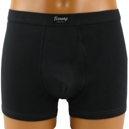 TOM.NY BOKSERKI MĘSKIE gładkie BAWEŁNIANE grafitowy XL