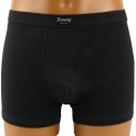 TOM.NY BOKSERKI MĘSKIE gładkie BAWEŁNIANE grafitowe L