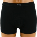 TOM.NY BOKSERKI MĘSKIE gładkie BAWEŁNIANE czarne L