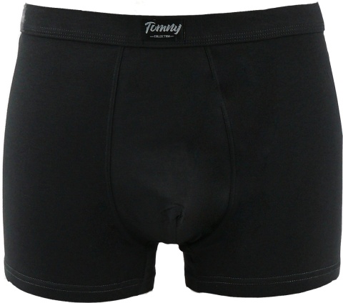 TOM.NY BOKSERKI MĘSKIE gładkie BAWEŁNIANE grafitowe 2XL