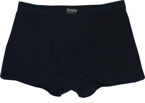 TOM.NY BOKSERKI MĘSKIE gładkie BAWEŁNIANE granatowe 2XL