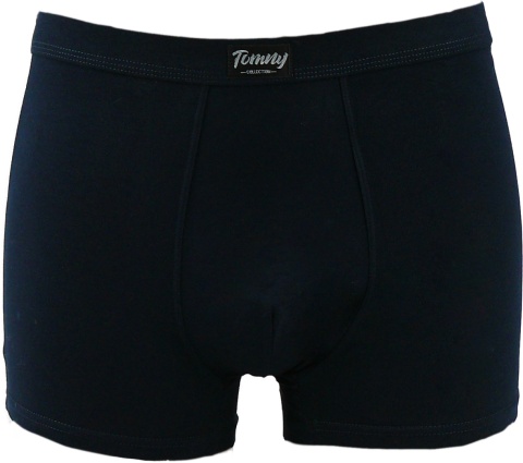 TOM.NY BOKSERKI MĘSKIE gładkie BAWEŁNIANE granatowe 3XL