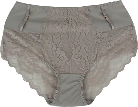 Wysoki Stan Pełne Majtki Damskie Figi Koronkowe 3XL fango