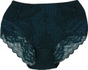 Wysoki Stan Pełne Majtki Damskie Figi Koronkowe 3XL zielone