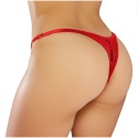 Seksi Stringi Koronkowe Majtki Damskie Figi L/XL czerwone