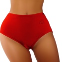 STOPKI BAWEŁNIANE MAJTKI figi DAMSKIE STÓPKI XL czerwone
