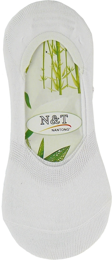 Stopki Bambusowe Krótkie Skarpetki Damskie Jednolite białe 35-38
