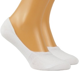 Stopki Bambusowe Krótkie Skarpetki Damskie Jednolite białe 39-41